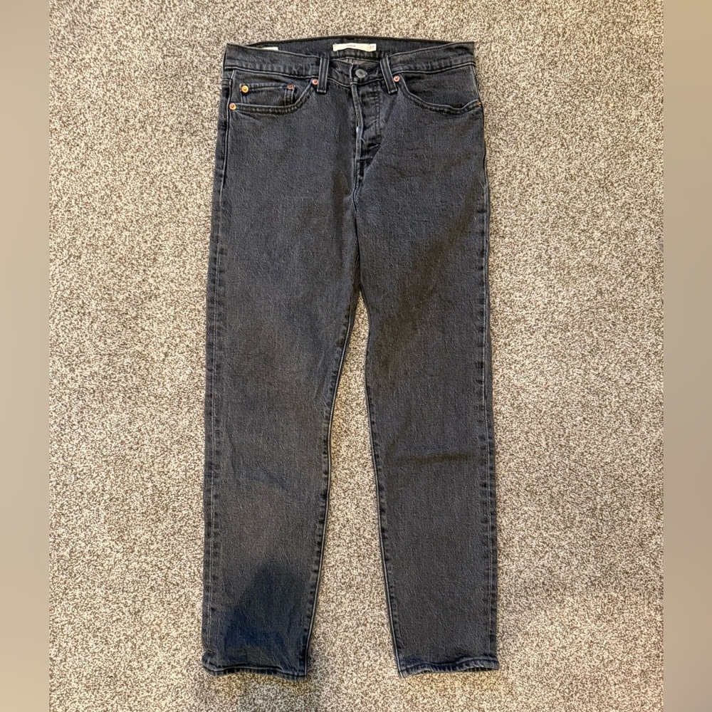 Levi's Dark Gray Wedgie Jeans